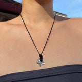 Model wearing the Stellar Talisman Necklaces