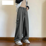 Vintage Casual Summer Drawstring Cargo Pants