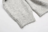 Rose Graphic Oversized Casual Knitwear Sweater