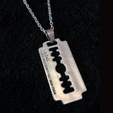 front view of the Timeless Blade Necklace