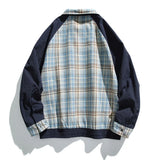 Autumn Plaid Casual Double Face Windbreaker Jacket