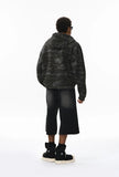 Camouflage Reversible Hooded Zip-Up Sweatshirt