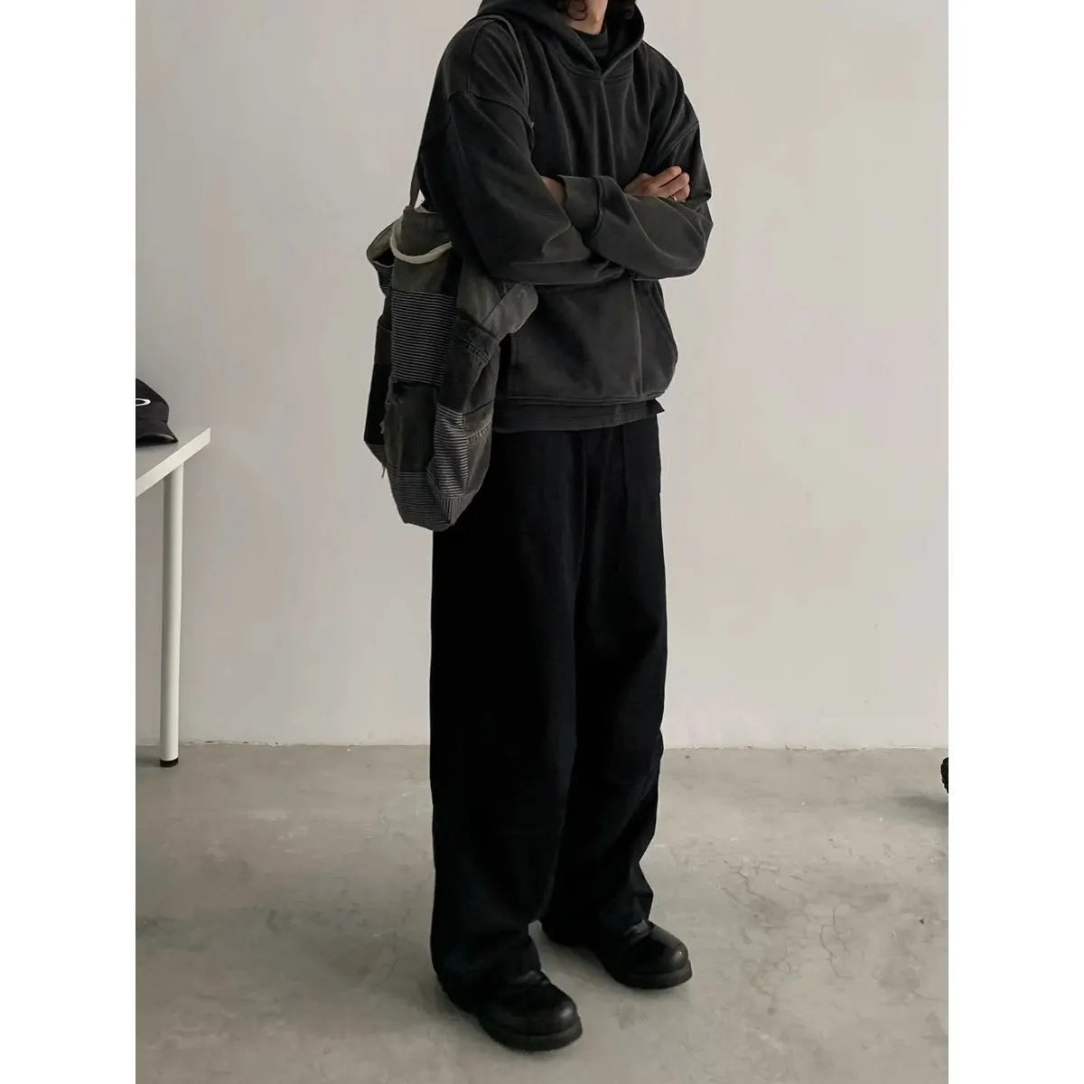 Versatile Japanese Retro Loose Straight Trousers