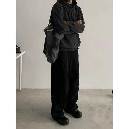 Versatile Japanese Retro Loose Straight Trousers
