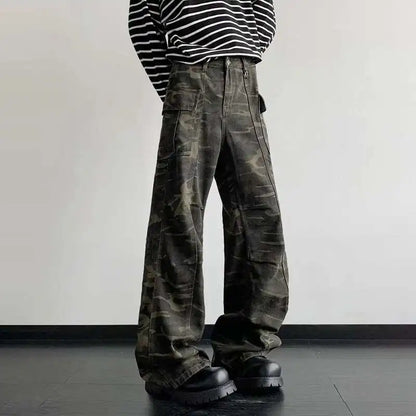 Men Camouflage Casual Cargo Pants