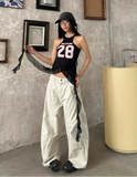 Y2K Japanese Style White Retro Boyfriend Jeans