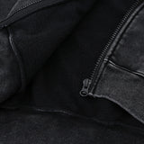 Retro Black Oversized Hoodie