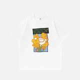 Vibrant Floral Print Oversized Short Sleeve T-Shirt