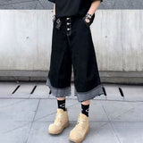 Retro Loose Fit Cool Cropped Denim Jorts