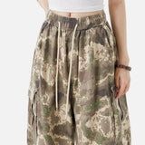 Y2K Camouflage Cargo Casual Wide Leg Pants