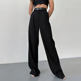Elegant High Waisted Wide Leg Pants