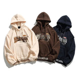 Vintage Embroidery Loose Hoodie