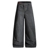 Streetwear Hip Hop Solid Color Belted Pants
