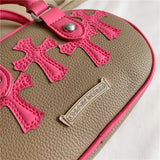 Cross Embroidery Handbag