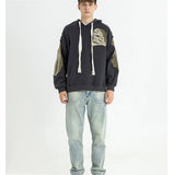 Autumn Skull Embroidered Hip Hop Cotton Hoodie