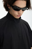 High Collar Urban Zip T-Shirt