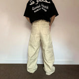American Style Cool Retro Washed Straight Jeans