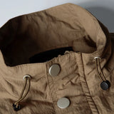 Lightweight Stand Collar Cargo Bomber Jacket