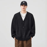 Premium Hip Hop Knitted V-Neck Cardigan