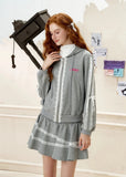 Versatile Stylish Lace Trim Hooded Sweatshirt