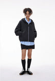 Warm Double Zip Hip Hop Hooded Sweatshirt