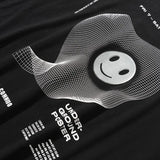 Y2K Oversized Graphic Printed Ribbon T-Shirt