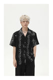 Retro Floral Cuban Collar Casual Shirt