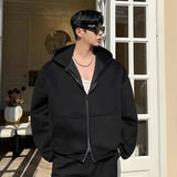 Solid Color Lantern Sleeves Hoodie