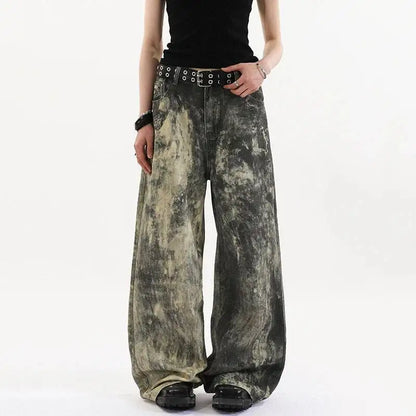 Vintage Dirty Dying Denim Jeans