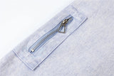 Retro American Style Washed Hooded Denim Jacket