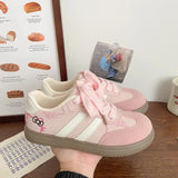 Stylish Embroidered Lace-Up Jogging Sneaker
