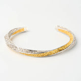 Golden Flower Vintage Stackable Bangle Bracelet