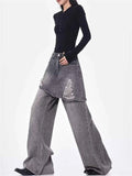 Patchwork Baggy Goblin Core Denim Jeans