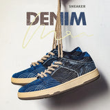 Casual Canvas Denim Sneakers