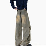 High Quality Vintage Gradient Washed Jeans
