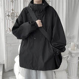 Hooded Windbreaker Loose Jacket