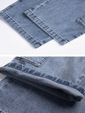 High Waist Cargo Jeans