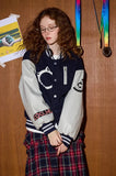 Premium Streetwear Quilted PU Varsity Jacket