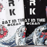 Streetwear Great Wave Japanese Cotton Summer T-Shirt