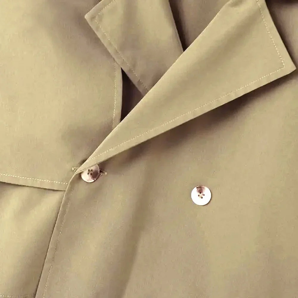 Temperament Workwear Style Windbreaker Jacket