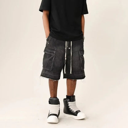 Essential American Style Raw Edge Denim Short
