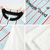 Striped Sports Raglan T-shirt