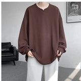 Oversized Ribbed Knit Soft Boy Sweater