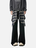 Plaid Patchwork Cool Vintage Retro Sweatpants
