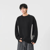 Stylish Crew Neck Knitted Jumper Sweater