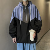 Half Zipper Windbreaker Hooded Jacket