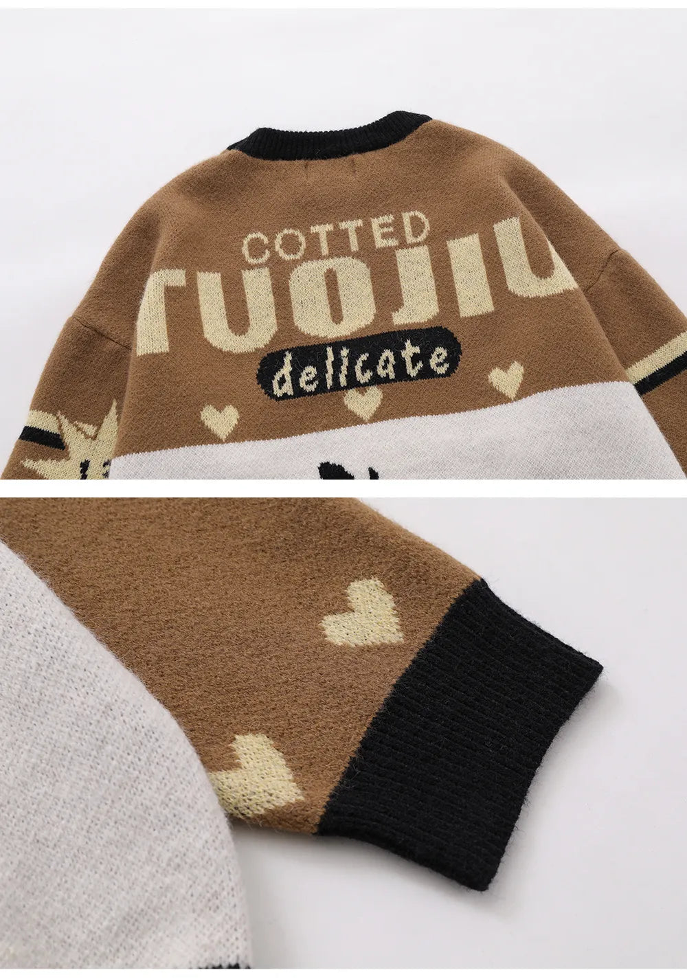 Vintage Apple Print Sweater