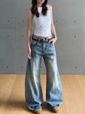 American Eclectic Vintage Washed Denim Jeans