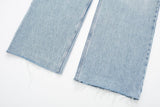 Blue Ripped Baggy Denim Pants