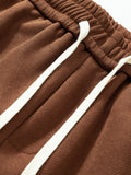 Drawstring Baggy Sweat Shorts